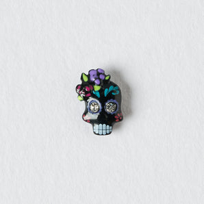 Neon Coloured Sugar Skull Charm