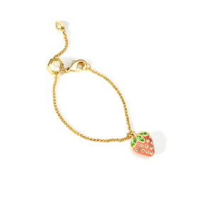 The Strawberry Charm Bolo Bracelet