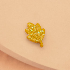 Yellow Leaf Charm