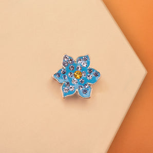 Blue Flower Charm